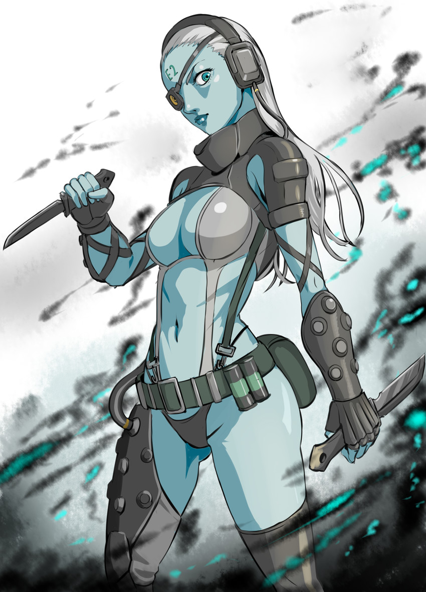 parasite unit (metal gear and 1 more) drawn by monokuro_rabbit