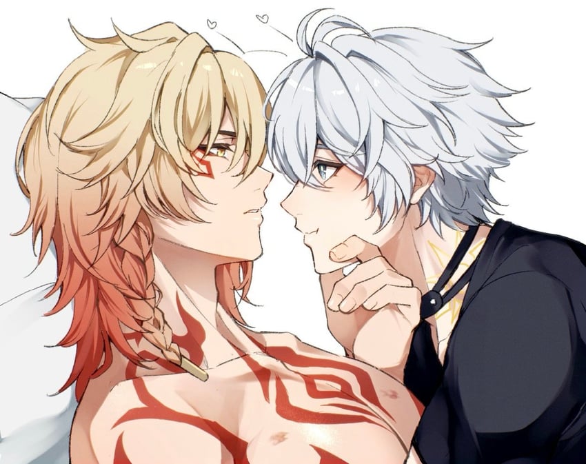 phainon and mydei (honkai and 1 more) drawn by dki_hti