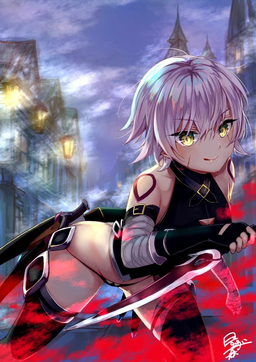 jack the ripper (fate and 1 more) drawn by hoshimori_mei