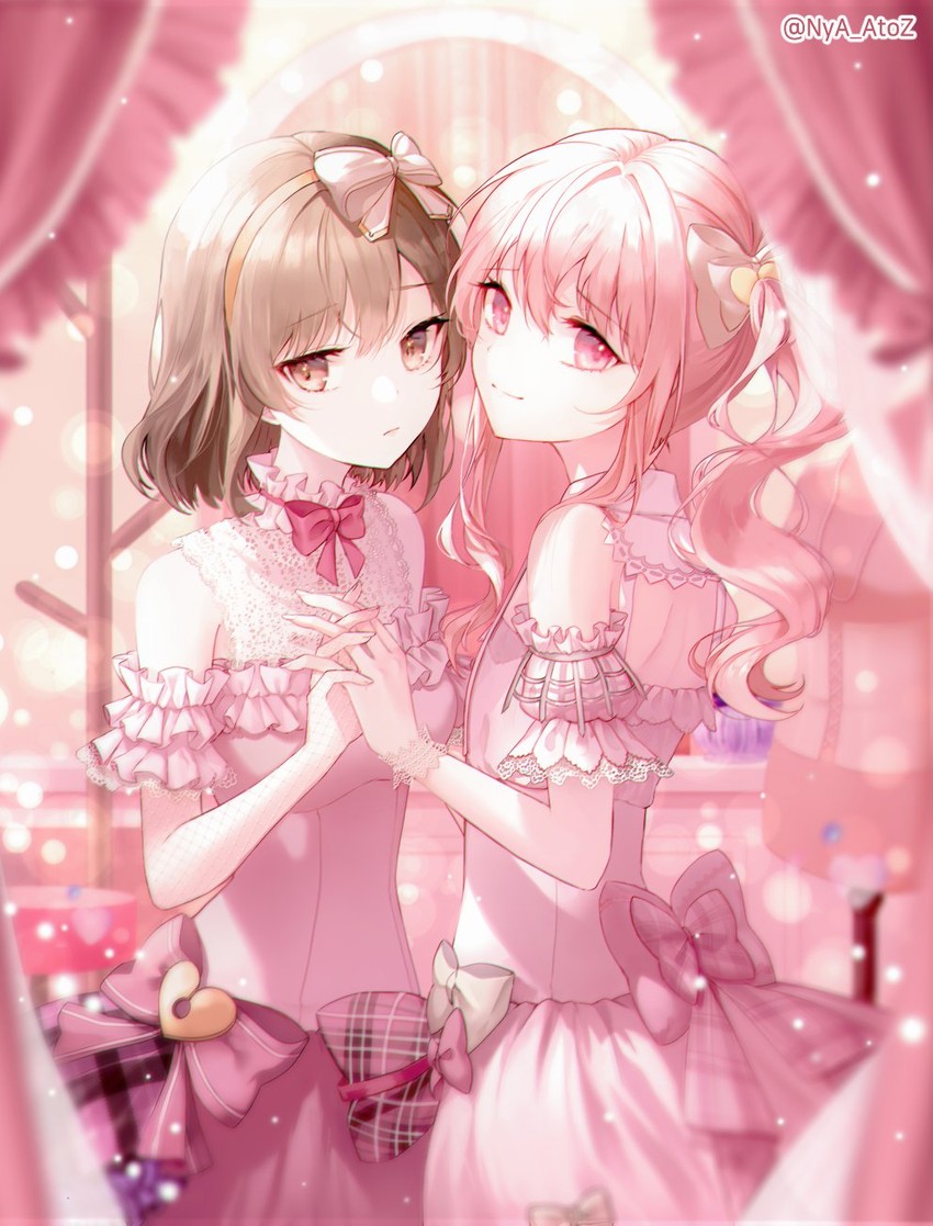 shinonome ena and akiyama mizuki (project sekai and 1 more) drawn by 723/nanahumi