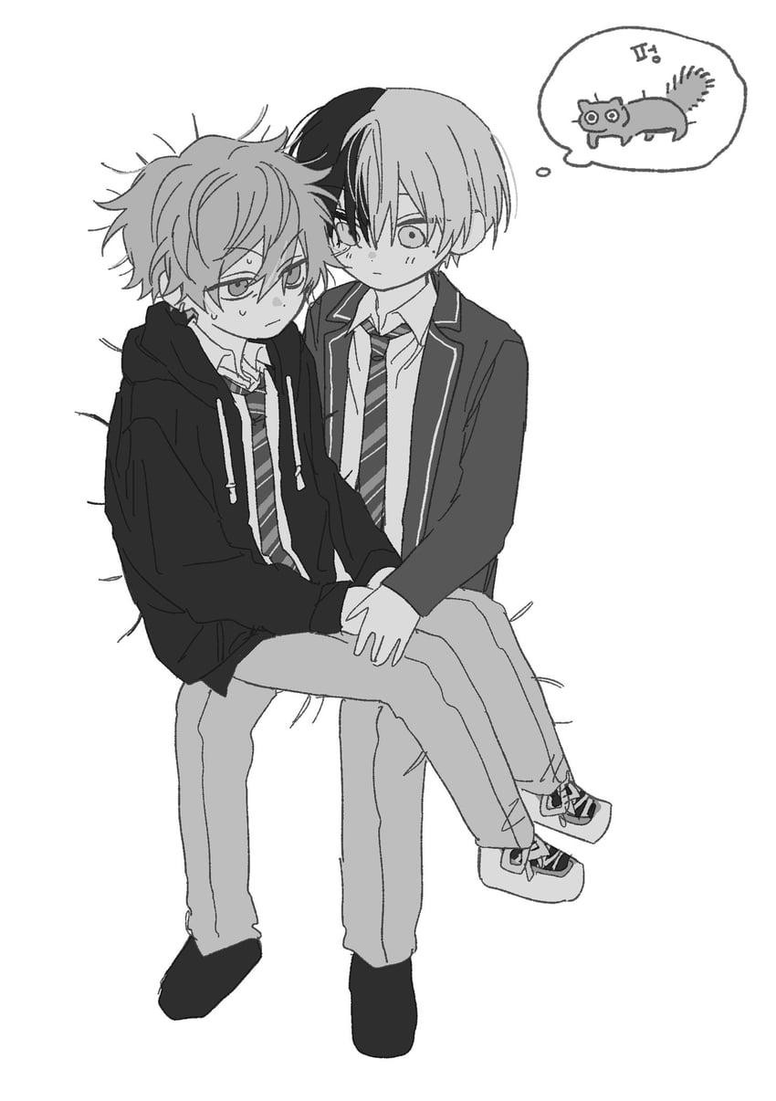shinonome akito and aoyagi touya (project sekai) drawn by goguma_wagamja