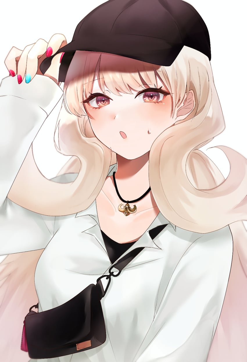 reimu endou (nijisanji and 1 more) drawn by chomoranma_(ensukiiiiii)