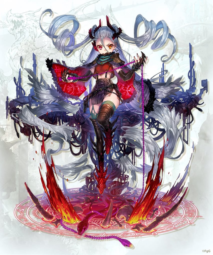 grimoire (phantom of the kill) drawn by yamori_(gumi)