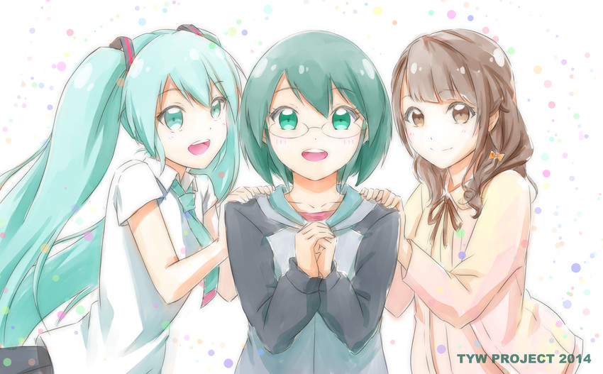 hatsune miku (original and 1 more) drawn by nicca_(kid_nicca)