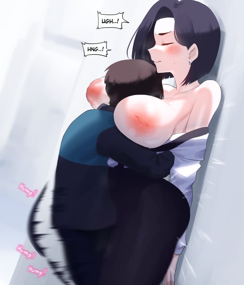 ichikawa kyoutarou and yamada sanae (boku no kokoro no yabai yatsu) drawn by punpunn