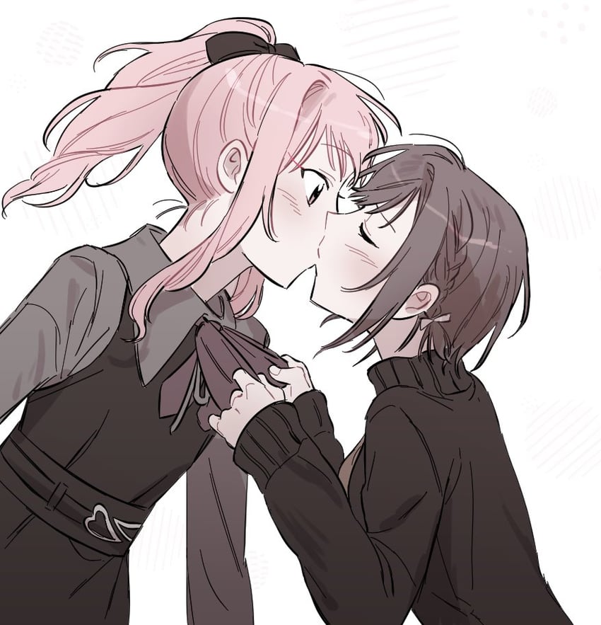 shinonome ena and akiyama mizuki (project sekai) drawn by kkamvill