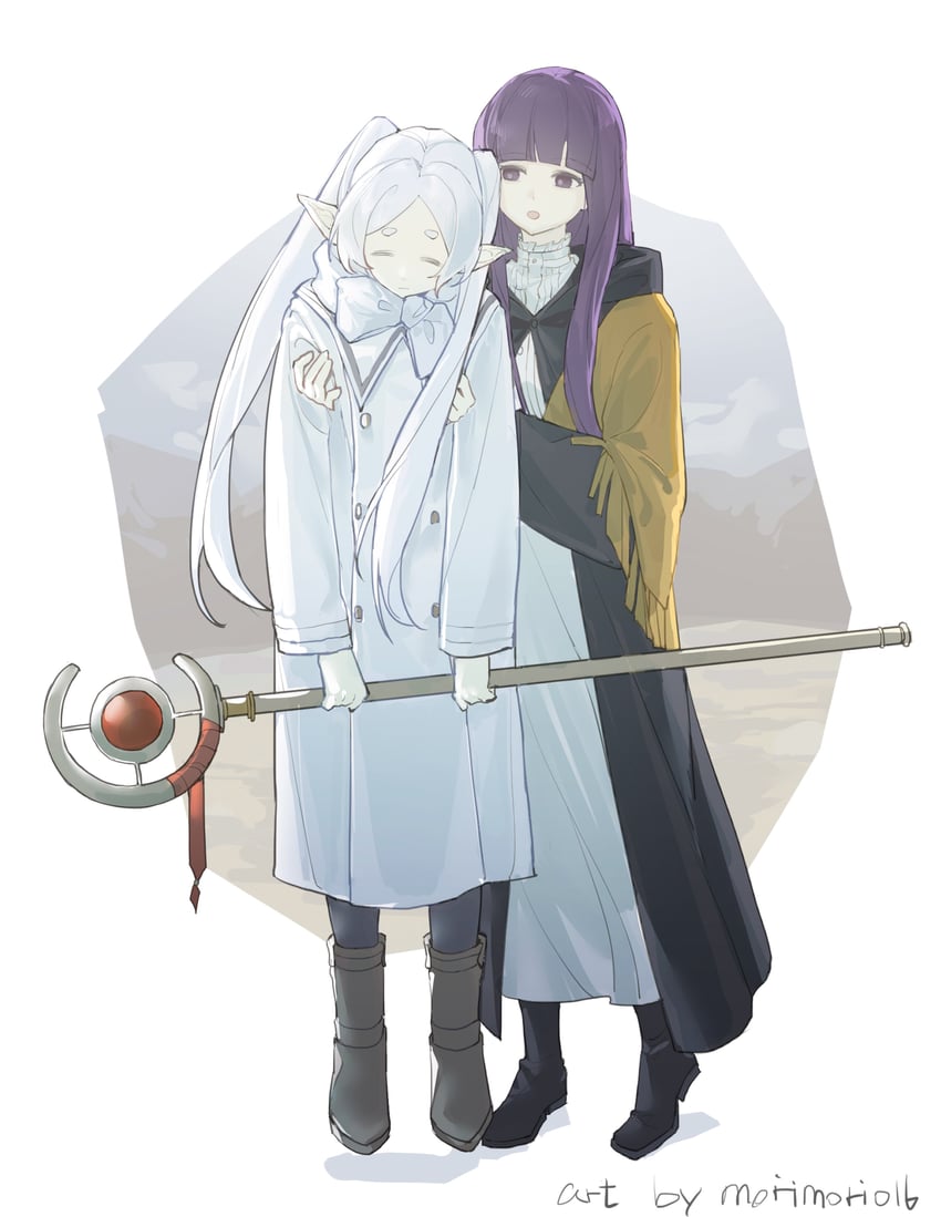 frieren and fern (sousou no frieren) drawn by foresttttttt