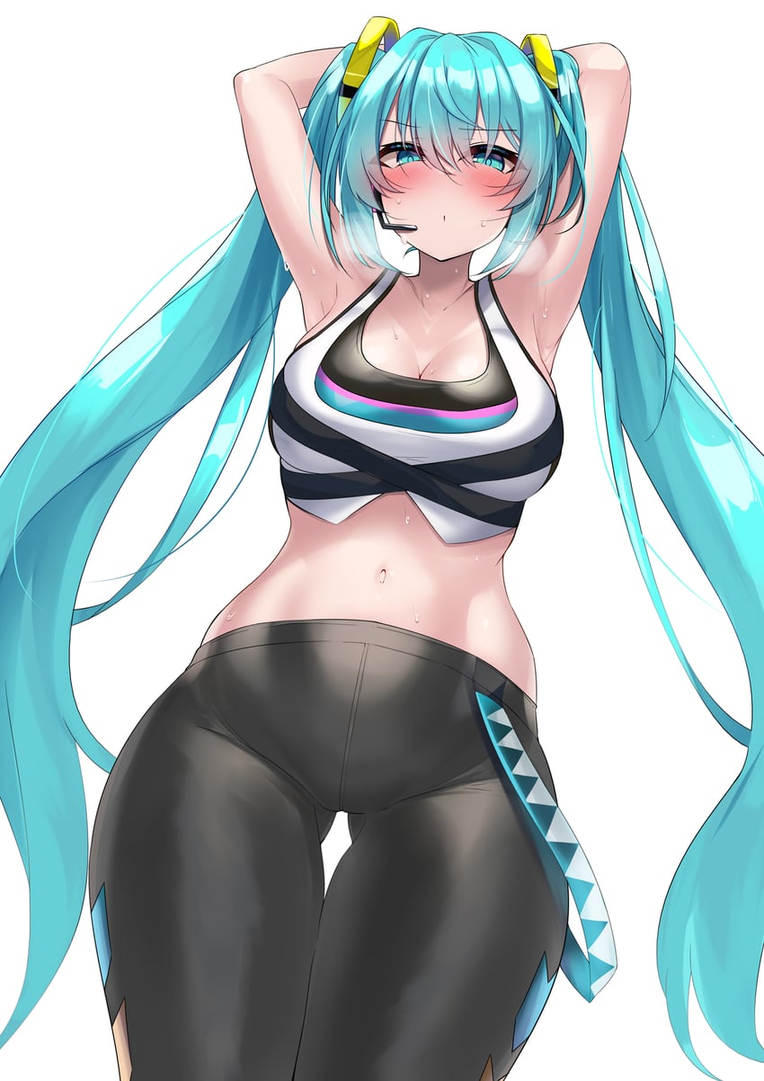 hatsune miku (vocaloid and 2 more) drawn by kutan