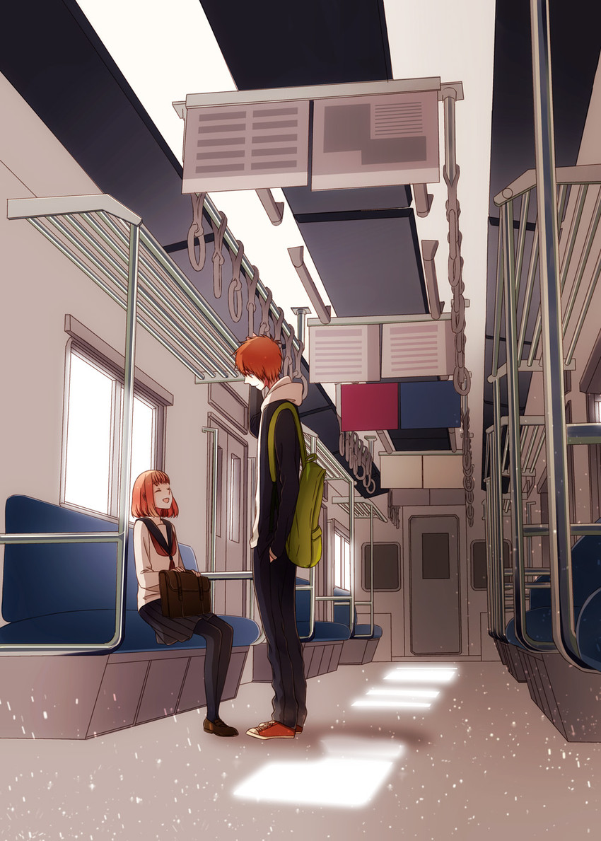 nanami haruka and ittoki otoya (uta no prince-sama) drawn by juuichi_(mio)