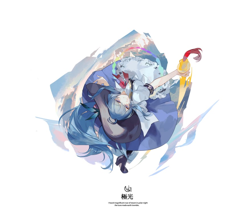 hinanawi tenshi (touhou and 1 more) drawn by reeh_(yukuri130)