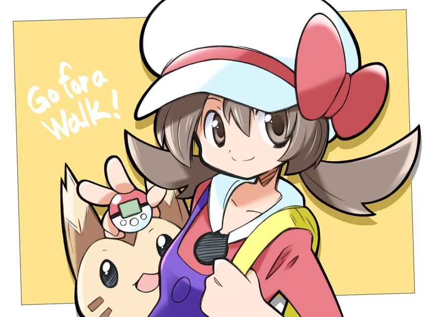 lyra and furret (pokemon and 1 more) drawn by rascal_(feuille)