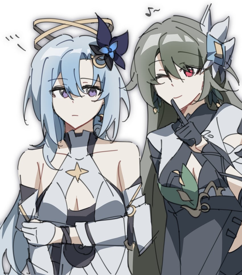 griseo and vita (honkai and 1 more) drawn by achexianchele61008