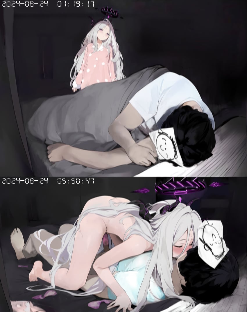 sensei, doodle sensei, and hina (blue archive) drawn by smewed