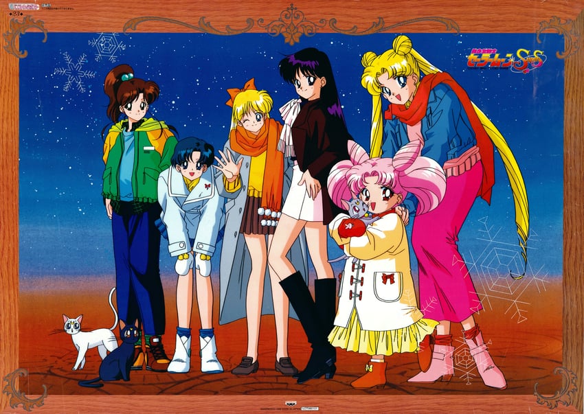 tsukino usagi, mizuno ami, aino minako, hino rei, kino makoto, and 4 more (bishoujo senshi sailor moon and 1 more) drawn by itou_ikuko