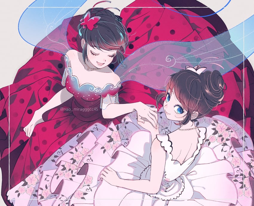 marinette dupain-cheng (miraculous ladybug) drawn by seio_(nao_miragggcc45)