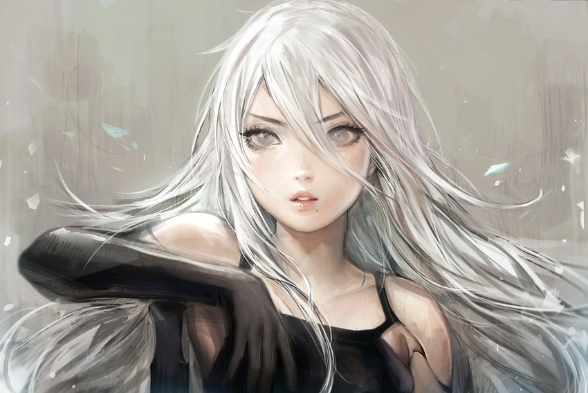 a2 (nier and 1 more) drawn by viorie