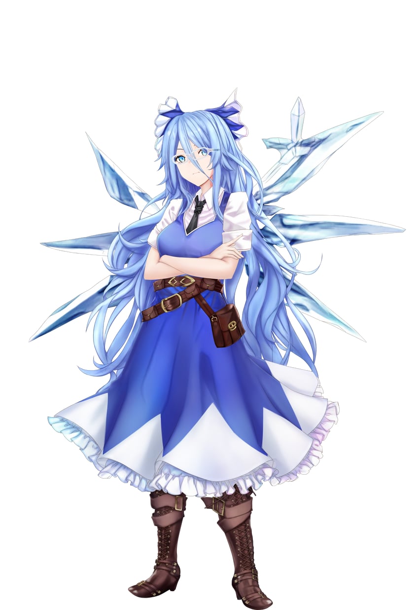 cirno (touhou) drawn by tk31