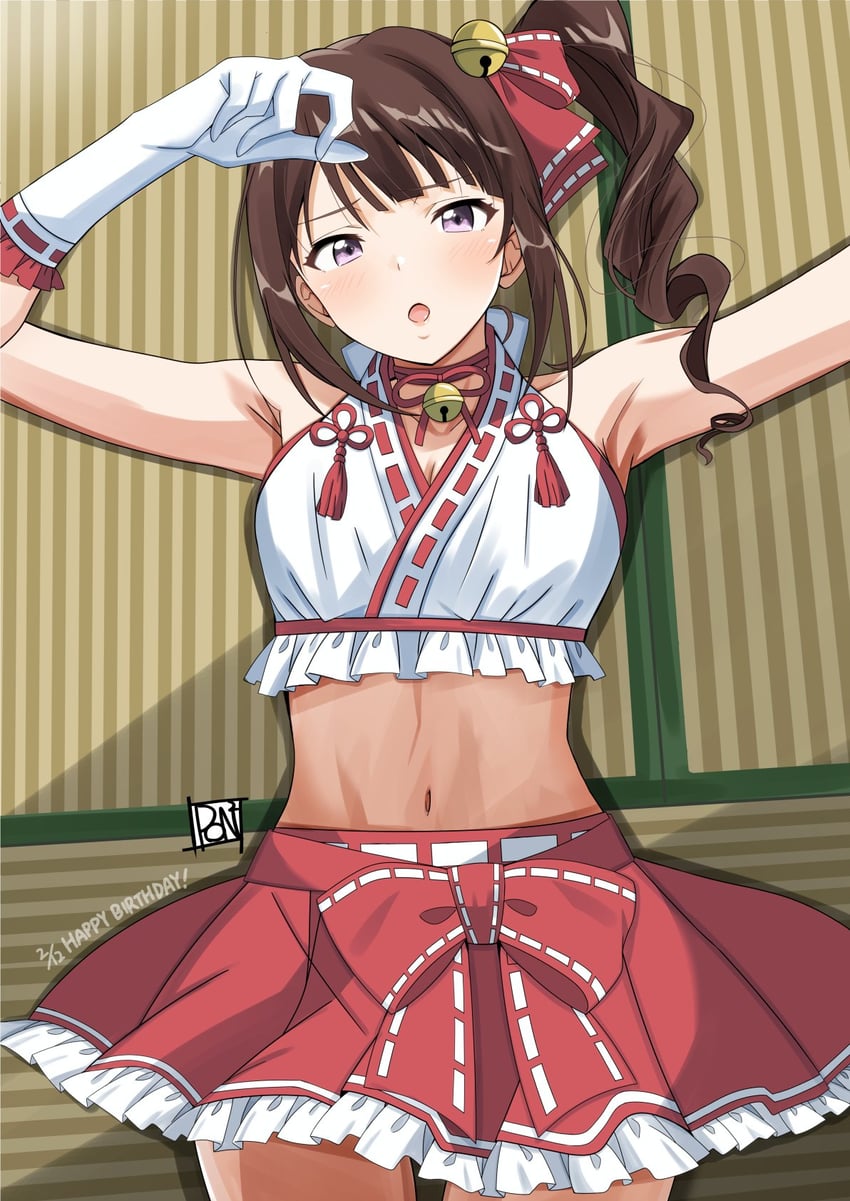 yokoyama nao (idolmaster and 2 more) drawn by ponpon