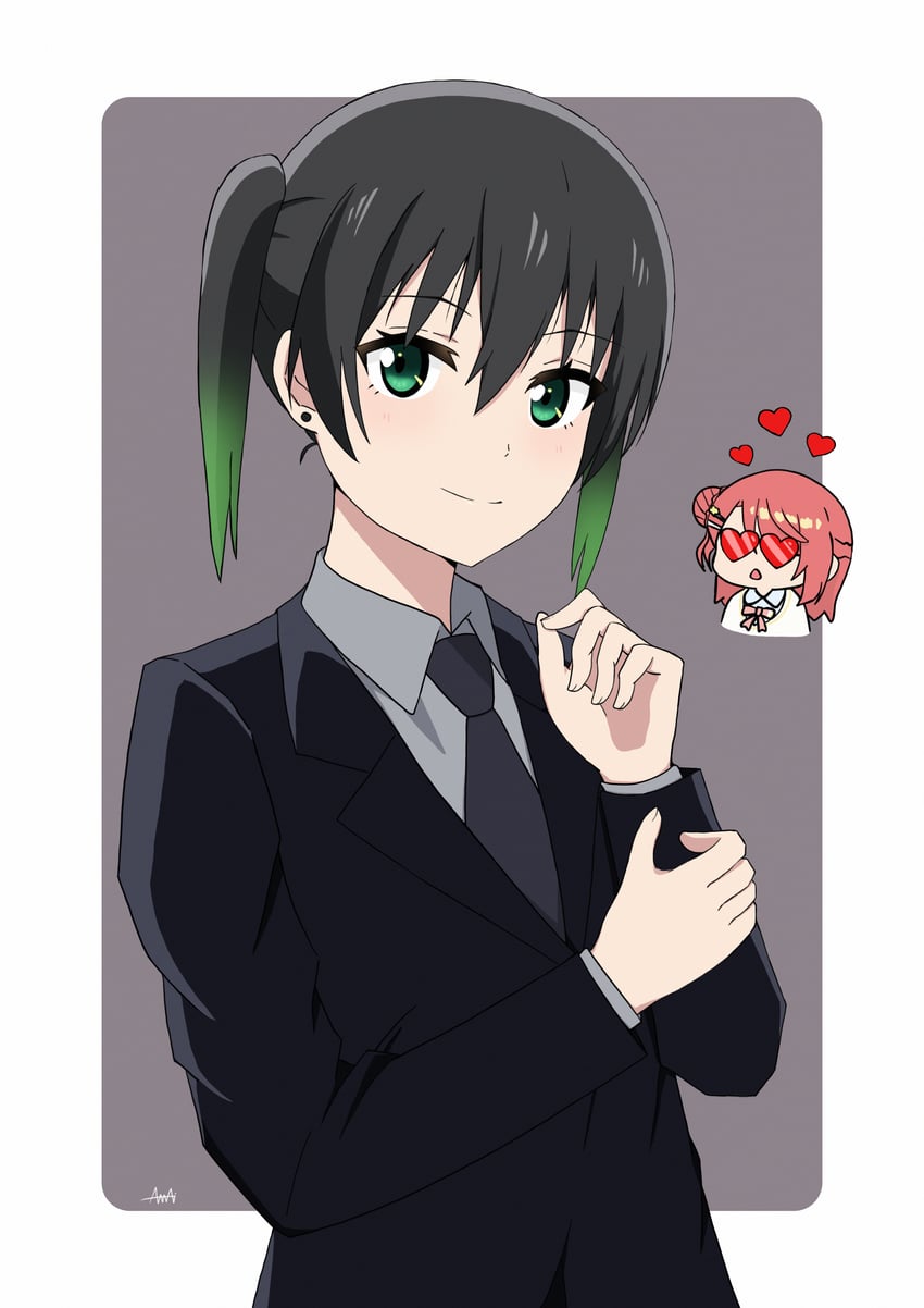 uehara ayumu and takasaki yu (love live! and 1 more) drawn by aniani_ai