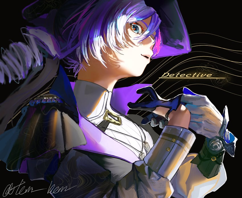 detective and female detective (silver palace) drawn by tenn_binn