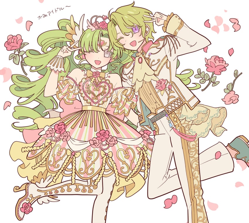 falulu and tomoe hiyori (pretty series and 2 more) drawn by meremero