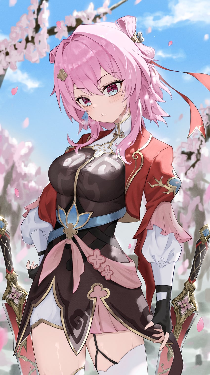march 7th (honkai and 1 more) drawn by zo_(nphm3333)