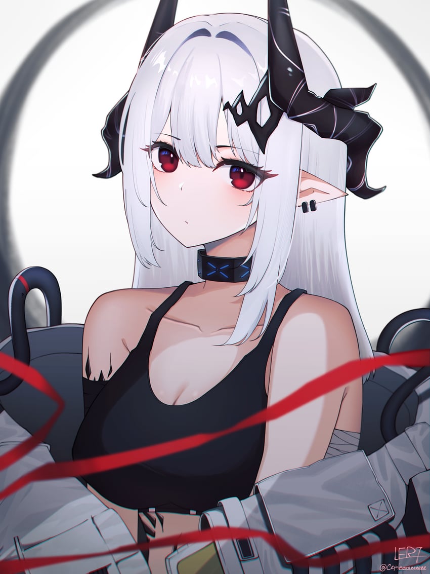 mudrock (arknights) drawn by l_eri