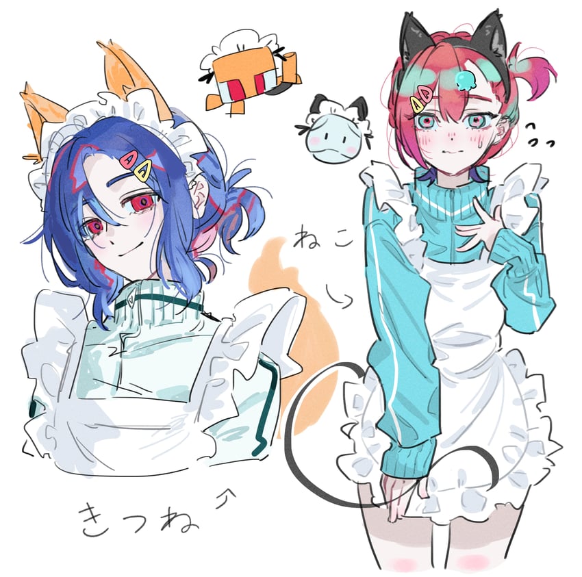 amate yuzuriha, haro, shuji ito, and conch (gundam and 1 more) drawn by limeindatrap