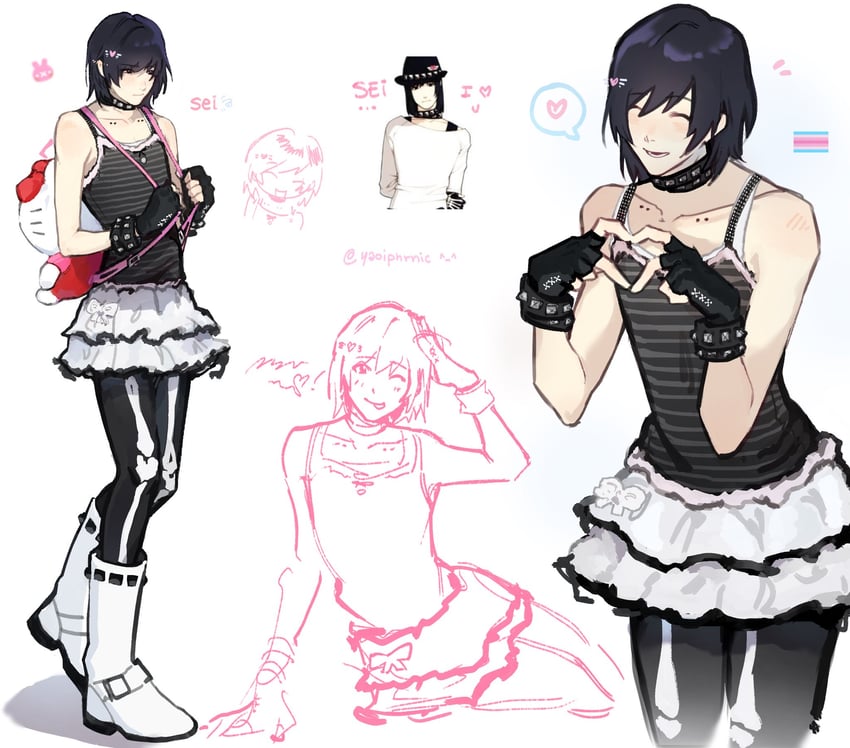 hello kitty and sei (sanrio and 2 more) drawn by yaoiphrnic