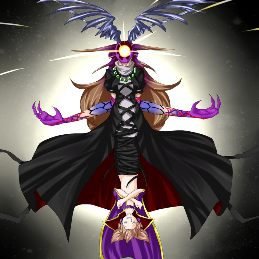 hijiri byakuren, toyosatomimi no miko, and ultimecia (touhou and 2 more) drawn by benizuwai