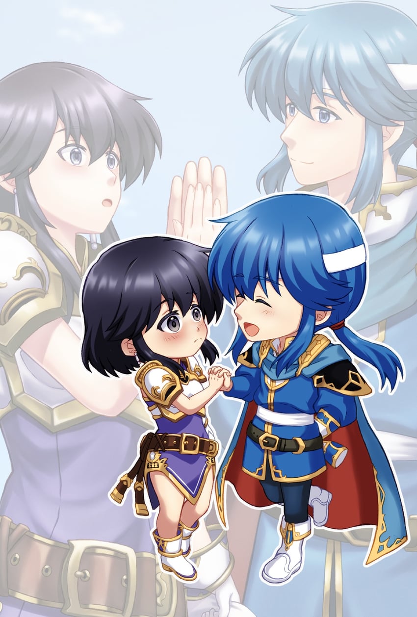 seliph and larcei (fire emblem and 1 more) drawn by fukukichi2529