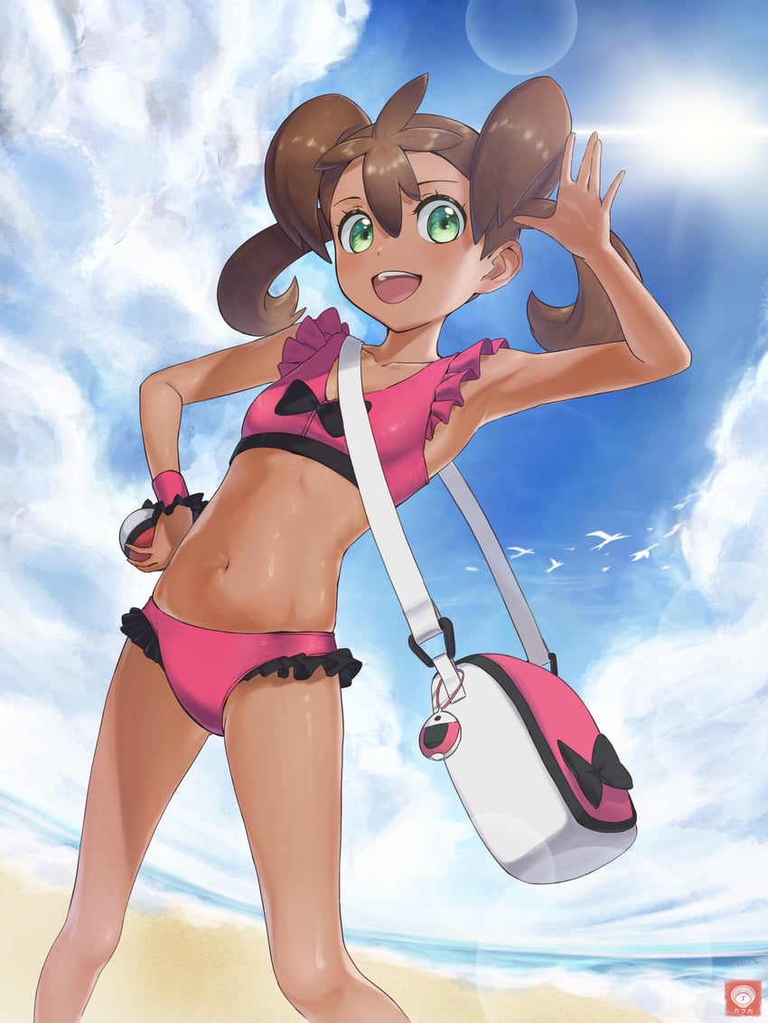 shauna (pokemon and 1 more) drawn by tororo_kafka