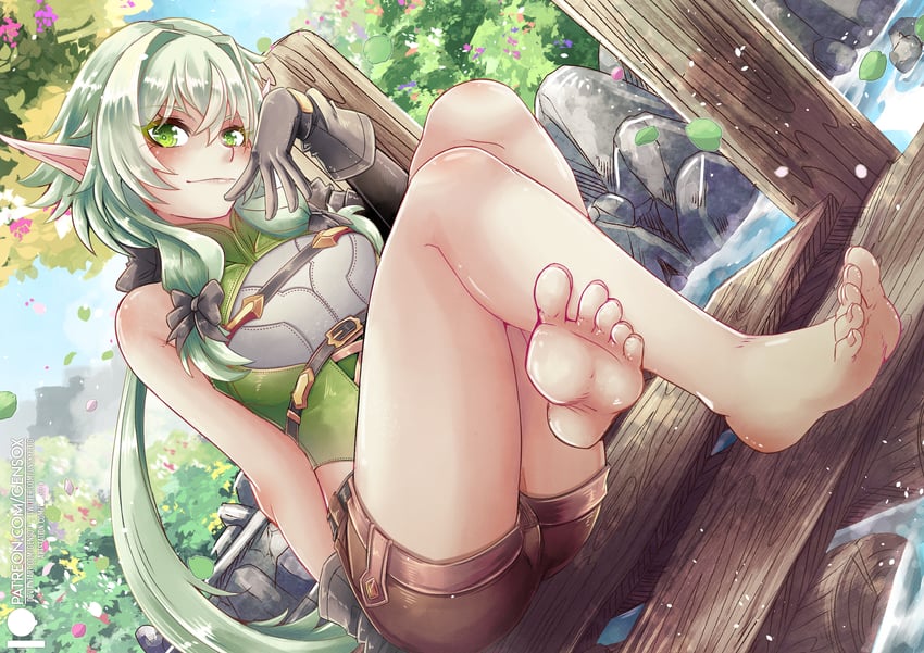 high elf archer (goblin slayer!) drawn by gensox