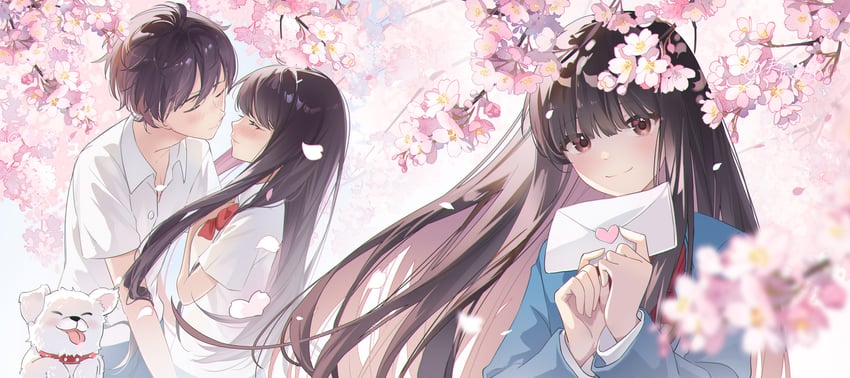 kuronuma sawako and kazehaya shouta (kimi ni todoke) drawn by harutatsunoki