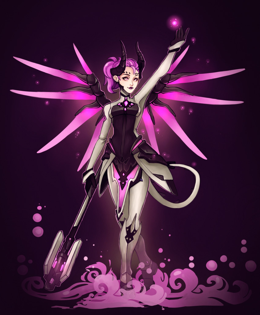 mercy and imp mercy (overwatch and 1 more) drawn by nastassia_wallace