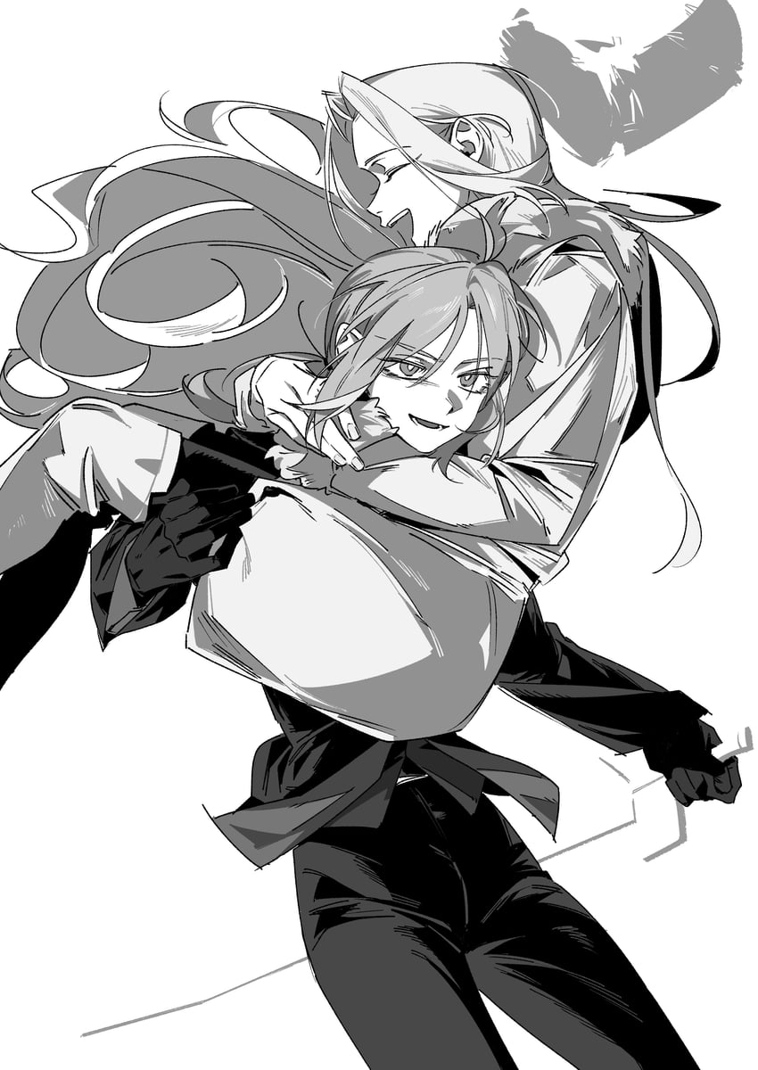 artoria pendragon, saber, and irisviel von einzbern (fate and 1 more) drawn by molu_stranger
