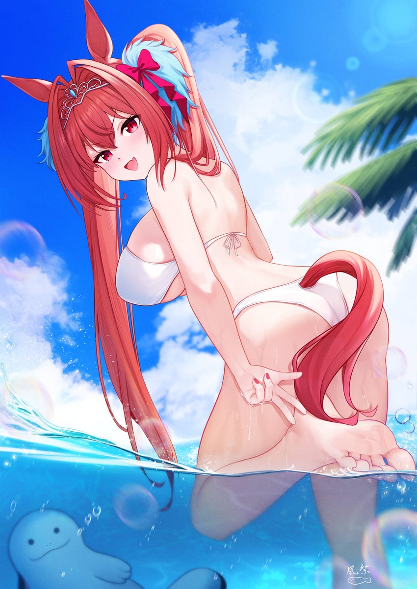 daiwa scarlet and quagsire (pokemon and 1 more) drawn by kazamatsuri_honatsu