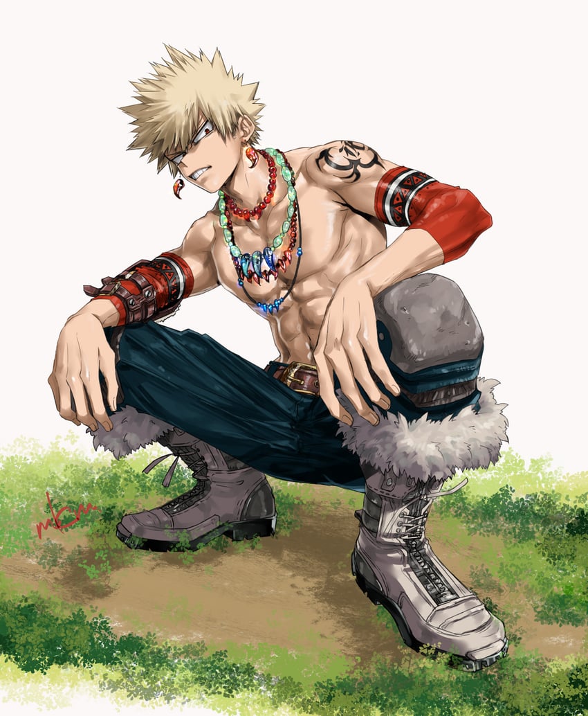 bakugou katsuki (boku no hero academia) drawn by mkm_(mkm_storage)