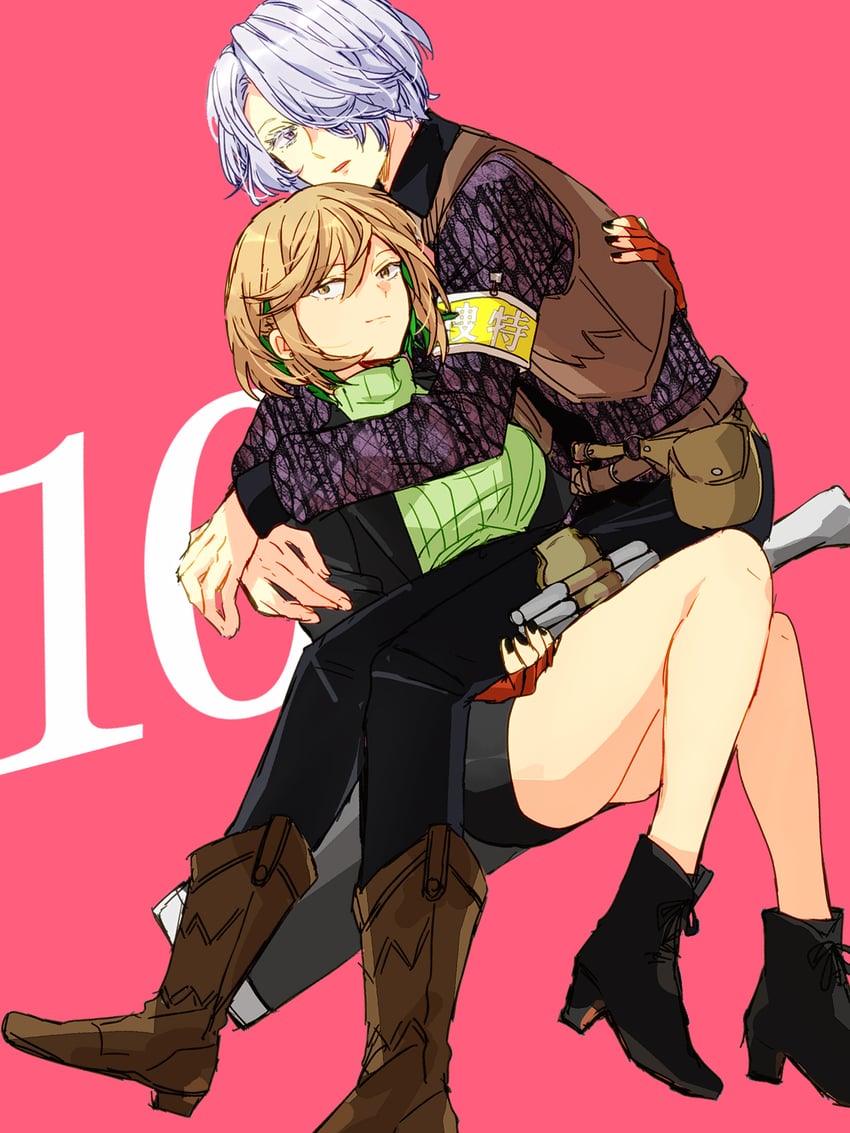 hito barahiko and hinata haruka (kemono jihen) drawn by hinata_(ryohinata)