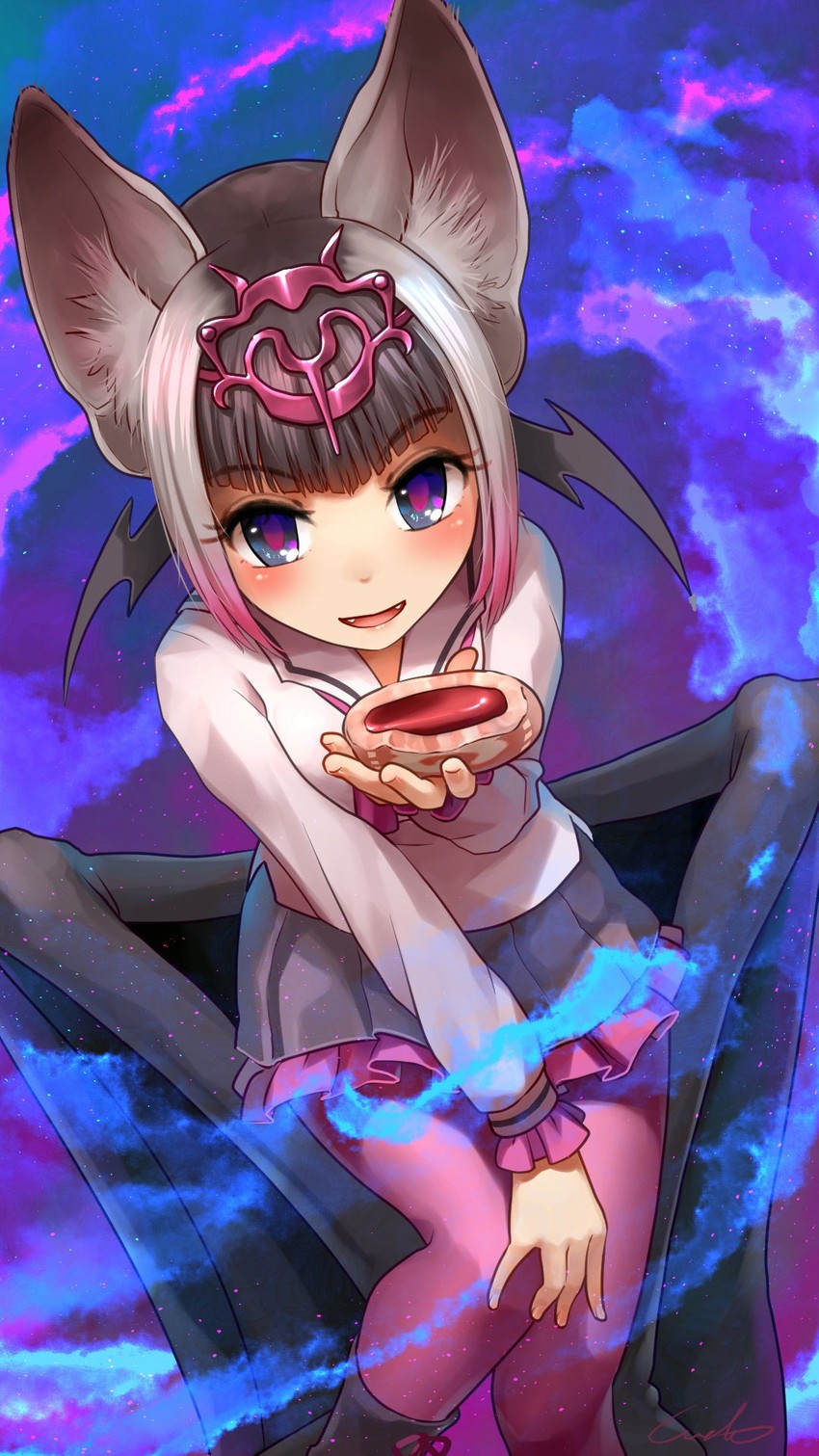 common vampire bat (kemono friends) drawn by welt_(kinsei_koutenkyoku)