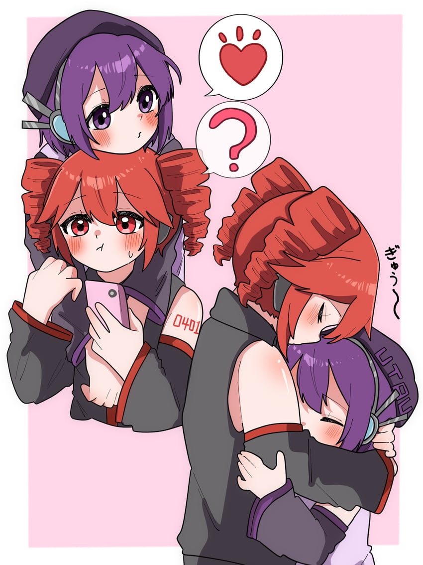 kasane teto and utane uta (utau) drawn by haru_maron