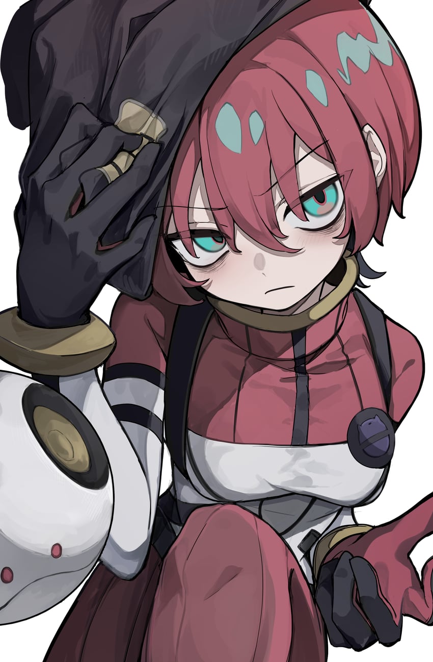 amate yuzuriha and haro (gundam and 1 more) drawn by hisha_(kan_moko)