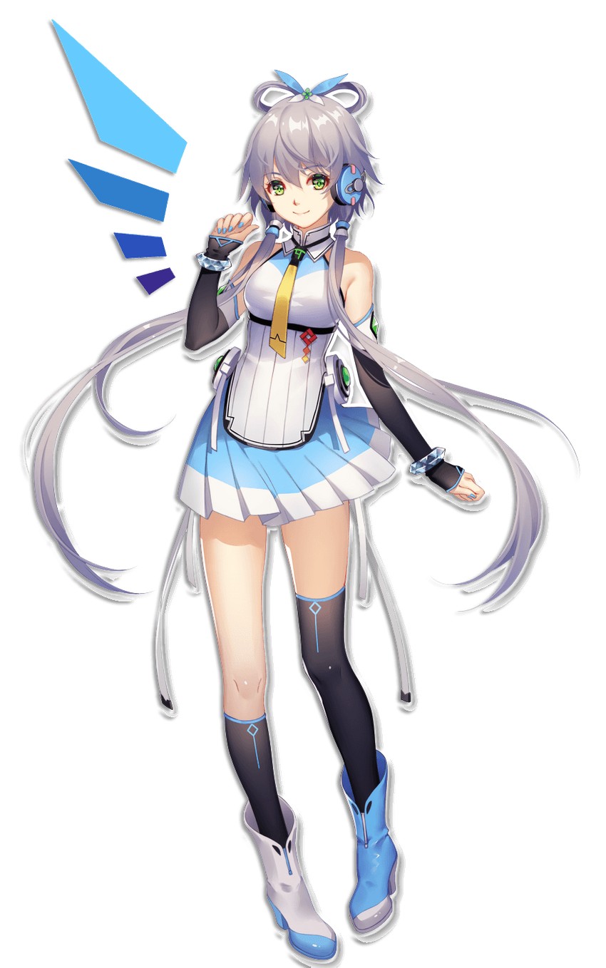 luo tianyi and luo tianyi v4 (vocaloid and 1 more) drawn by tidsean