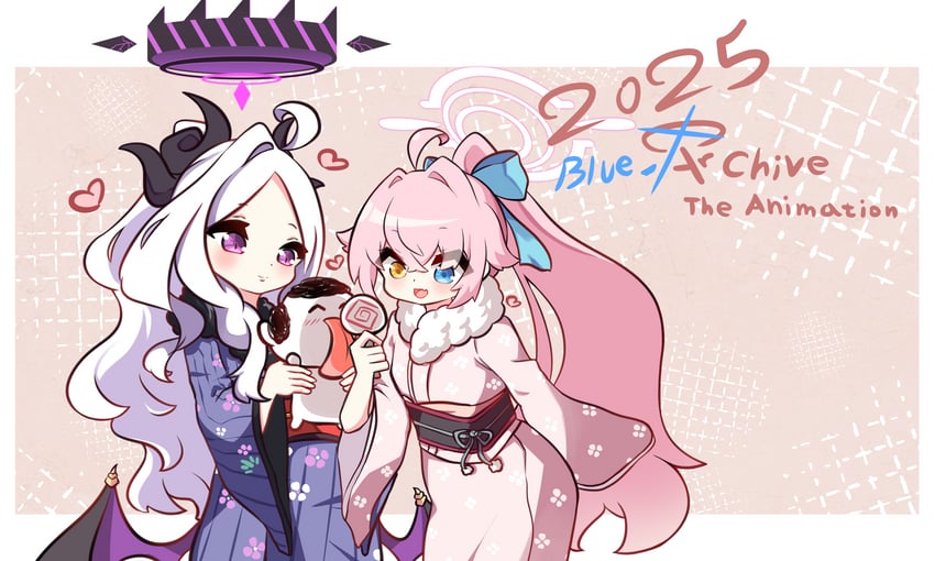 sensei, doodle sensei, hina, and hoshino (blue archive) drawn by inkyubeiteo
