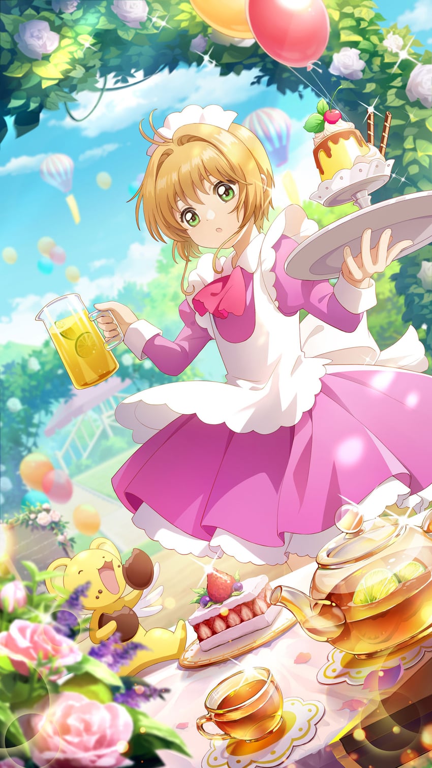 kinomoto sakura and kero (cardcaptor sakura and 1 more)