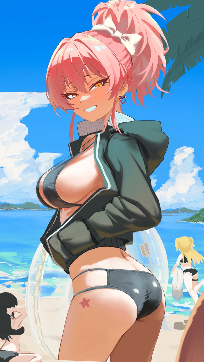 jougasaki mika and jougasaki rika (idolmaster and 1 more) drawn by tomber