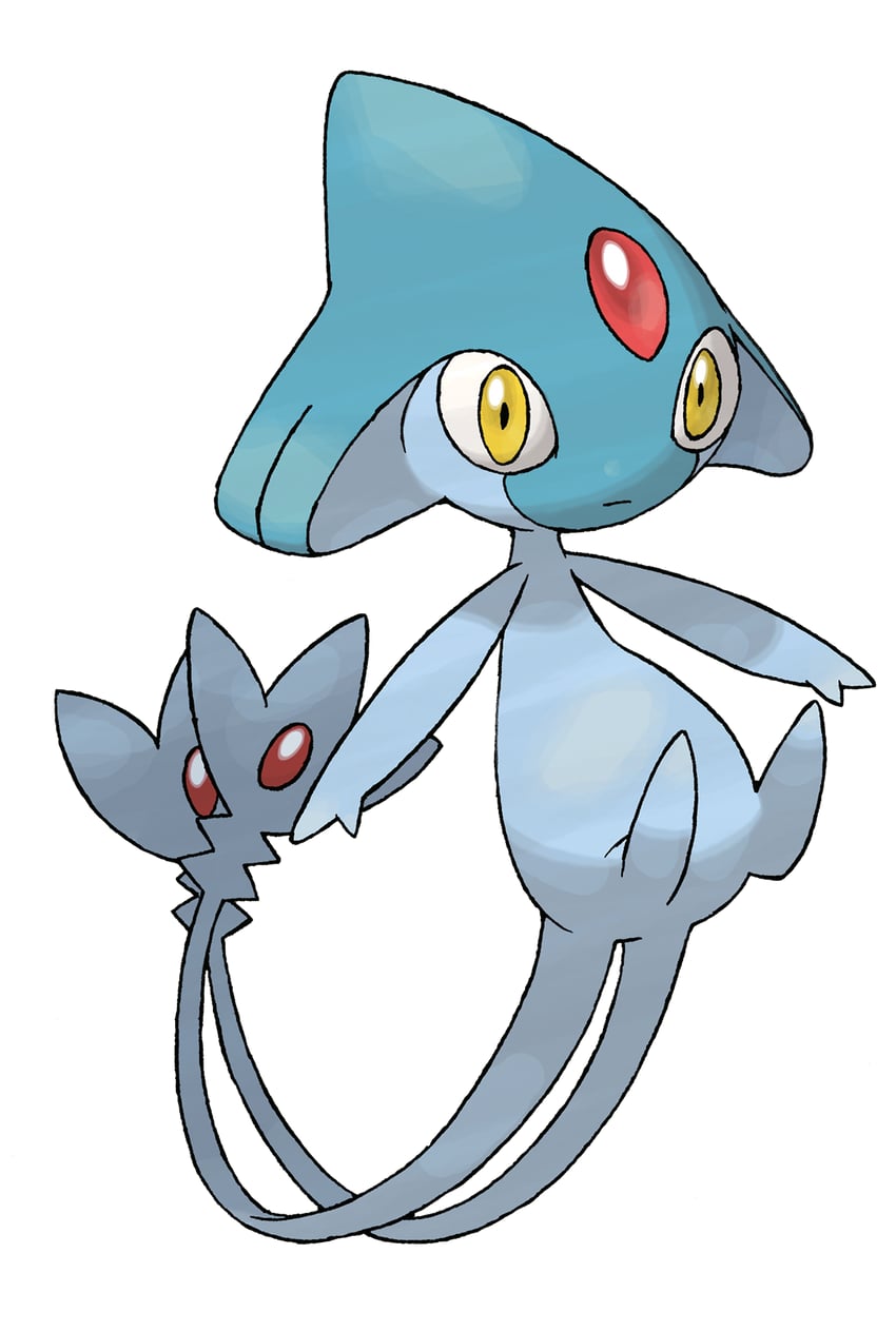 azelf (pokemon and 1 more) drawn by sugimori_ken