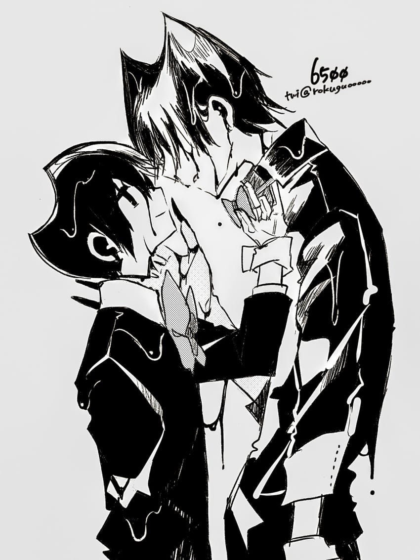 bendy (bendy and the ink machine) drawn by c_asca