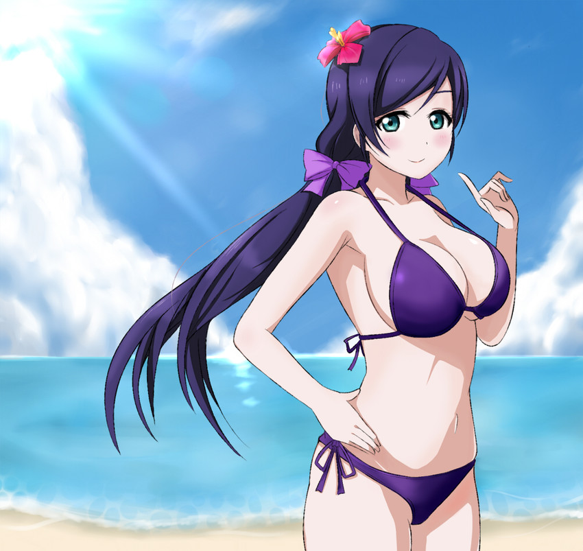 tojo nozomi (love live! and 1 more) drawn by wewe