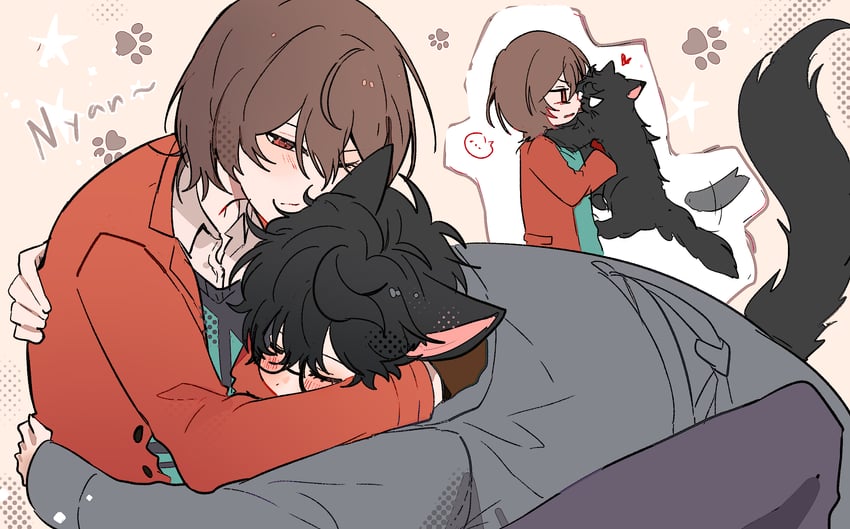 amamiya ren and akechi gorou (persona and 1 more) drawn by fsmaichobpeg0